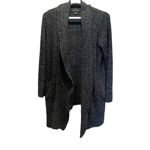 Barefoot Dreams CozyChic Lite Cardigan Sweater Gray  Size Large